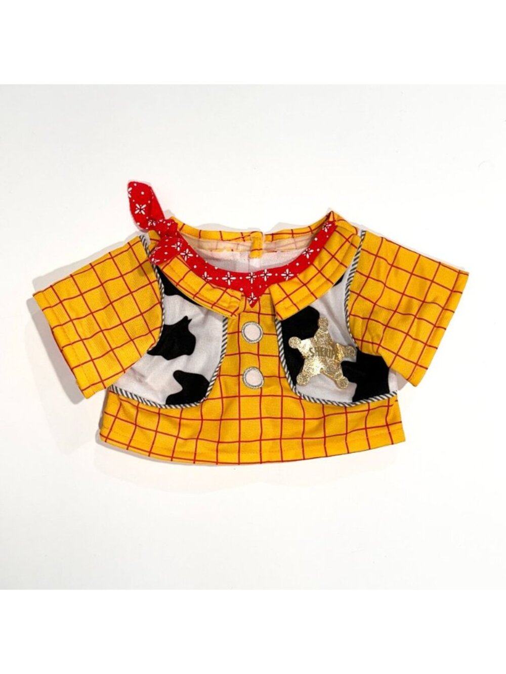 Build-A-Bear Workshop Disney Toy Story Woody Cowboy Shirt